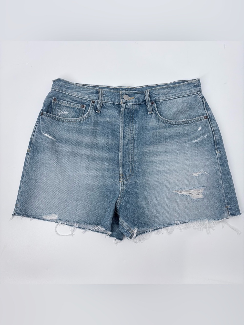ÉTICA Fern High Rise Denim Shorts